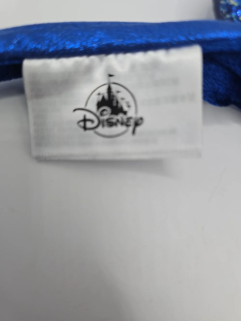 NWT - Disney Blue Glitter Mouse Ear Headband